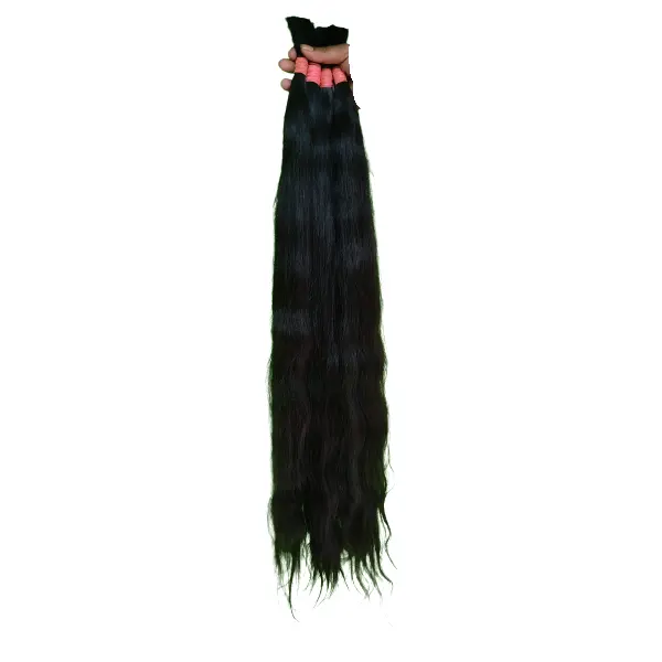 Quality Assured Indian Temple Bulk Hair with Natural & Raw Remy Hair Bundle For Sale By Indian Exporters Low Prices