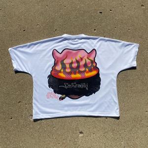 100% coton Heavyweight Boxy Fit T-shirt court pour hommes Logo DTG personnalisé imprimé Slim Fit Design vierge - Product Image 2