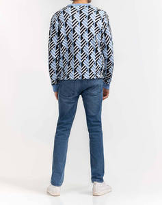 Suéter de Cuello Alto para Niños y Niñas, Otoño Invierno, 100% Algodón, Cuello Redondo, para Hombre - Product Image 3