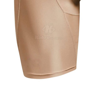 Short de compression taille personnalisée pour hommes, séchage rapide à bas prix, taille élastique, taille moyenne, style solide, décontracté, vente en gros - Product Image 5