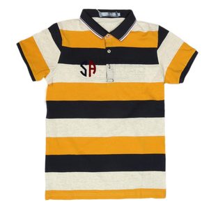 Camiseta Polo de Manga Corta para Niños - Amarillo - Product Image 1