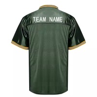 Maillot de football en toile à séchage rapide personnalisé de haute qualité 100 % polyester, impression numérique, T-shirt écologique pour homme, vente en gros 2025
