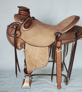 Silla de Montar Inglesa Estilo Wade, Personalizable, de Cuero Genuino, para Equitación Western, Portátil, de Alta Calidad y Duradera - Product Image 1