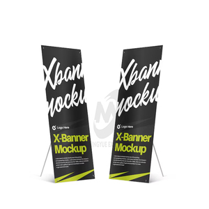 Tùy chỉnh hiển thị sự kiện in kỹ thuật số quảng cáo biểu ngữ đứng Flex Vinyl <span class=keywords><strong>x</strong></span> nhôm <span class=keywords><strong>x</strong></span>ây dựng - Product Image 2