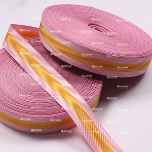 Cinta ceremonial de tela de hilo de rayas naranjas y azules Vintage para medalla masónica 2025 - Product Image 4