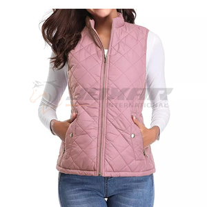Chaleco de montar para mujer elaborado con un diseño ajustado a medida, tejido ligero transpirable, costuras reforzadas y comodidad ecuestre - Product Image 1