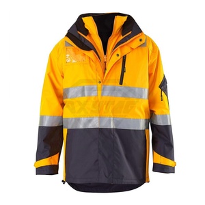 Chaquetas de seguridad de poliéster 2025 con etiqueta privada personalizada 100%, el estilo más nuevo con función a prueba de agua, servicio OEM a la venta - Product Image 1