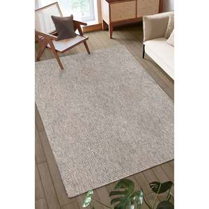 Tapis d'intérieur Netline Home en fibres synthétiques durables, tissage plat kilim, DH004 gris, 80x150cm, chambre à coucher, bureau, chambre d'enfant, entrée - Product Image 1