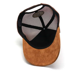 Nuevas Tendencias, Gorras de Camionero de Pana de 5 Paneles con Logotipo Personalizado Negro, Gorras de Malla al por Mayor - Product Image 6