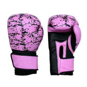 Guantes de boxeo de cuero personalizados de calidad verificada para gimnasio Fitness MMA Kickboxing Training Pull-On Closure Hook-and-Loop Wrist - Product Image 6