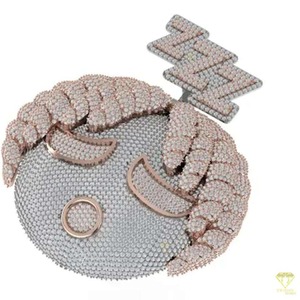 Exportador indio 925 Colgantes de moissanita de plata fina Pieza de joyería elegante o atemporal para uso diario a precio de fábrica - Product Image 5