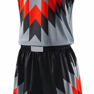 Uniforme de basket-ball personnalisé respirant, design imprimé par sublimation, sans manches, professionnel, meilleur prix, bon matériau, 100% polyester - Product Image 4