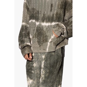 SUDADERA TIE DYE CABLE KNIT - Product Image 2