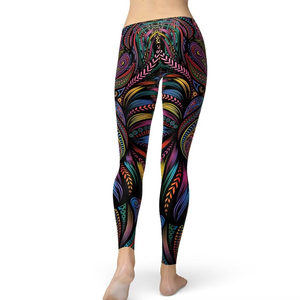 Leggings de Sublimación para Mujer, Duraderas, Impresas en Toda la Superficie, para Leggings de Sublimación Hechos a Medida con Diseño Personalizado - Product Image 4