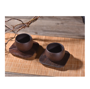 Taza de té de madera Cantidad a granel y diseño elegante Tazas Vasos Tazas de agua con logotipo grabado - Product Image 5