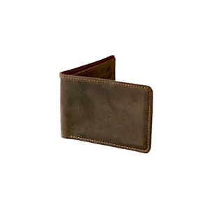 Custom Logo Genuine Leather Men's <b>Wallet</b> Bifold Card Holder with ID Window and Coin Pocket Personalized Male Purse - Product Image 1