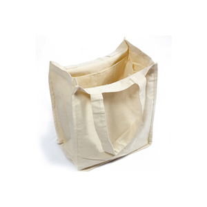 Bolsas de Mano de Lona de Algodón de Color Crema, Reutilizables, Ecológicas, con Diseño Personalizado, de Alta Demanda y Amplia Venta, para Compras - Product Image 1