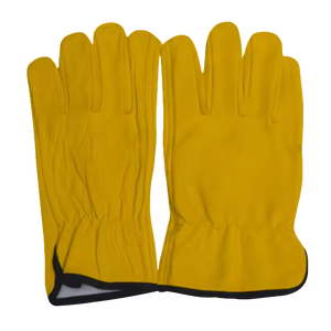 Gants de sécurité industriels haute performance en cuir pleine fleur lisse pour usage général, protection des mains pour la construction - Product Image 2