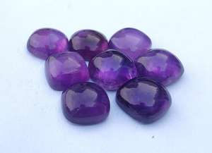 มาใหม่เบาะทรงสี่เหลี่ยมสีเหลืองอเมทิสต์ธรรมชาติมาใหม่หลังแบนปรับขนาดเครื่องประดับหินทุกขนาด - Product Image 3