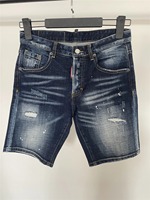 Nuevos pantalones cortos de mezclilla lavados de color personalizados, pantalones cortos desgastados con estilo premium 2025 de algodón transpirable para hombre de verano