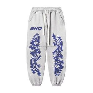 Combinaison de survêtement personnalisée à imprimé intégral en molleton de coton épais | Finition délavée par le soleil | Ensemble de survêtement à coupe empilée - Product Image 6