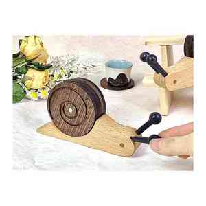 New Design Handicrafts Bamboo Wood <b>Coasters</b> Walnut Wood Customised Design Indian Exporter With Export Quality - Product Image 5