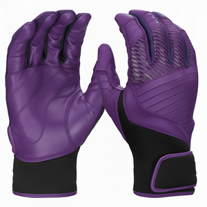 Guanti da Baseball Personalizzati all'Ingrosso Antiscivolo Anti-vibrazione con Cuciture Rinforzate Presa Sicura Resiliente Guanti da Battuta per Softball - Product Image 5