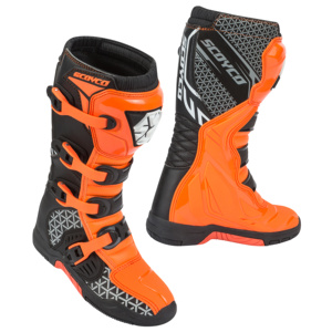 Chaussures de moto tout-terrain imperméables en caoutchouc pour homme, bottes de course de motocross, bottes de moto - Product Image 5