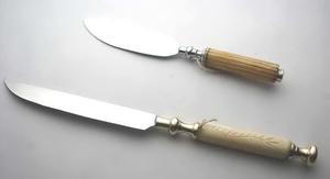 Juego de servir pasteles de alta calidad, fiestas de cumpleaños, bodas y eventos, herramientas decorativas para servir pasteles, latón hecho a mano, superventas - Product Image 6