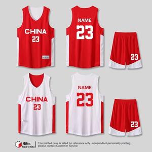 Conjunto de Camisetas de Baloncesto Personalizadas, Cómodas, de Secado Rápido, al por Mayor, en Stock, Diseño de Uniforme de Baloncesto para Hombre - Product Image 5