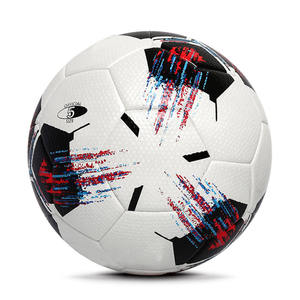 Alaay Ballon de football multicolore en cuir texturé de haute qualité pour l'entraînement des enfants, des adultes et des étudiants - Product Image 2