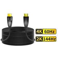 DTECH 35m Plaqué Or Vidéo 2.0 HDMI-Kabel Support 4K 60Hz HDR Fibre Optique Active Câble HDMI pour HDTV PS4 Hometheater
