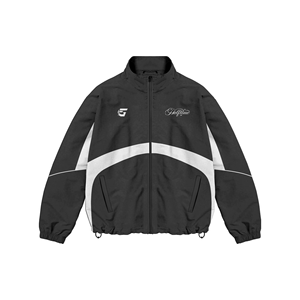 Ensemble de survêtement sportif personnalisé OEM pour homme, veste coupe-vent et pantalon de jogging, microfibre légère, décontracté quotidien - Product Image 4