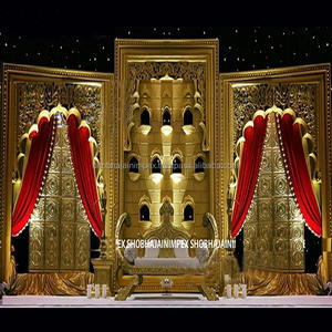 Diya Theme Wedding Stage Decoration Durable Diya Fiber Reinforced Plastic Indian Wedding Decor - Product Image 1