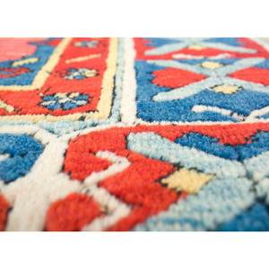 Alfombras de Lana Anudadas a Mano Nuray, Diseño Geométrico Rojo y Naranja para Entrada de Casa, Pasillo Rectangular, Alfombra Grande Tejida a Mano Pae-1190 - Product Image 3