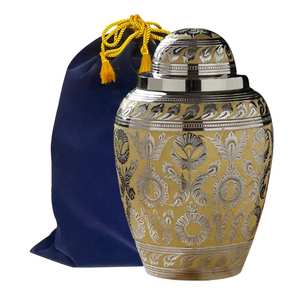 Crémation élégante avec un design floral Souvenir commémoratif décoratif et fonctionnel pour les cendres humaines - Product Image 2