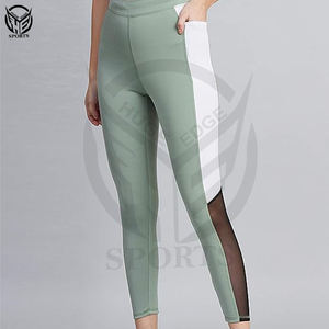 Leggings de Mujer al por Mayor de Alta Calidad, Cintura Elástica, Cintura Alta, Pantalones de Yoga y Gimnasio, 100% Algodón Felpa, Logotipo Personalizado - Product Image 5