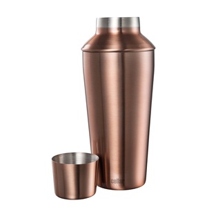 New Customized Stainless Steel Wine Shaker Mixed <b>Drink</b> Gold Finishing Luxury Wine Shaker With Double Jigger - Product Image 1