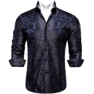 <span class=keywords><strong>Chemise</strong></span> Habillée <span class=keywords><strong>Homme</strong></span> Grande Taille Rouge Cachemire Boutonnée Décontractée Manches Longues Jacquard <span class=keywords><strong>Fleurie</strong></span> pour <span class=keywords><strong>Mariage</strong></span> - Product Image 2