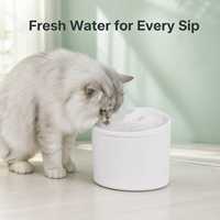 Fontaine à eau intelligente pour animaux de compagnie 2,5 L, distributeur d'eau automatique pour animaux de compagnie, abreuvoir circulant pour chats et chiens d'intérieur