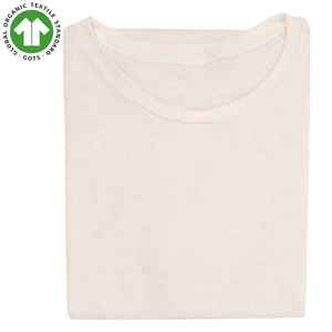 เสื้อแขนแร็กแลนผ้าฝ้ายออแกนิกสำหรับผู้หญิงเสื้อยืดแขนครอป4.3 oz ผ้าเจอร์ซี่นุ่มและระบายอากาศได้ดี - Product Image 6