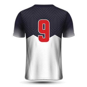 Jersey de Rugby de ajuste clásico, insertos de malla pesada, corte de cola atlética, área de impresión de pecho completo, tela transpirable amigable con la sublimación - Product Image 4