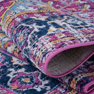 Tapis en polypropylène fait main vintage Marrakech de Netline Home, tapis épais à poils longs pour salon et chambre à coucher - Product Image 4