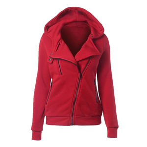 Sweat-shirts à capuche zippés en coton 100% pour l'hiver, 390g, polaire uni, motif personnalisé, sweat-shirts pour femmes - Product Image 6