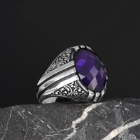 Anillo Clásico de Plata de Ley 925 para Hombre con Ónix Negro y Circonita, Engaste en Bisel, Pureza de Metal de 14K, Joyería para Boda, Compromiso o Fiesta