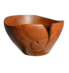 Cuenco de almacenamiento de hilo de nueva apariencia Hecho con madera rústica Personalización de buena calidad Producto más vendido de calidad premium - Product Image 6