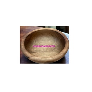 Precio al por mayor, servicio de madera de acacia para ensaladas, frutas, alimentos, nueces, cuencos de madera hechos a mano de alta calidad, masa a la venta japonesa - Product Image 3