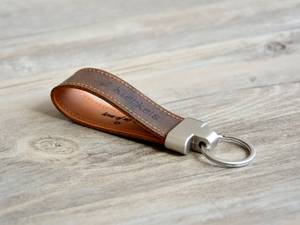 Llavero de Cuero PU Personalizado con Monograma, Grabado Personalizado, Regalo Promocional, Porta Llaves Único - Product Image 6