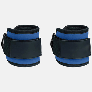 สายรัดข้อเท้าและห่วงรูปตัว D คู่ที่ยึดสำหรับออกกำลังกายที่ขาเบาะนุ่มและทนทานสายรัดข้อเท้าและห่วงรูปตัว D ทำจากถุงมือ - Product Image 6