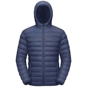 Custom Mens Hooded Puffer Jacket Lightweight Insulated Winter <b>Coat</b> with Windproof & Water-Resistant Fabric Bulk Wholesale OEM - Product Image 1
